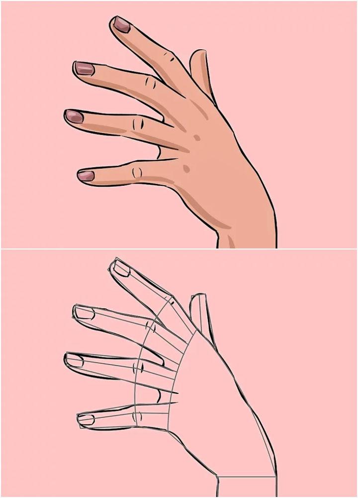 25 Easy Hands Drawing Ideas - How to Draw Hands - Blitsy