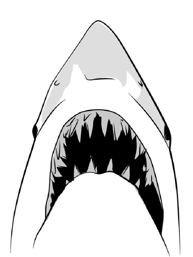 How to Draw Jaws Shark