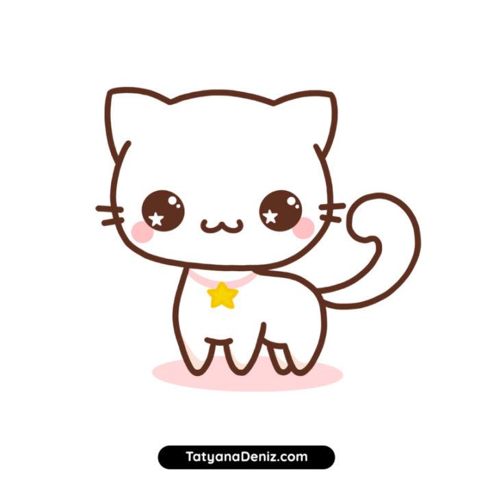 How to Draw Kawaii Cat