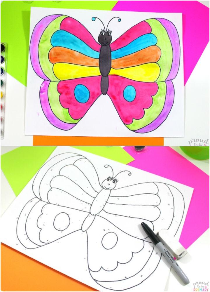 How to Draw a Butterfly