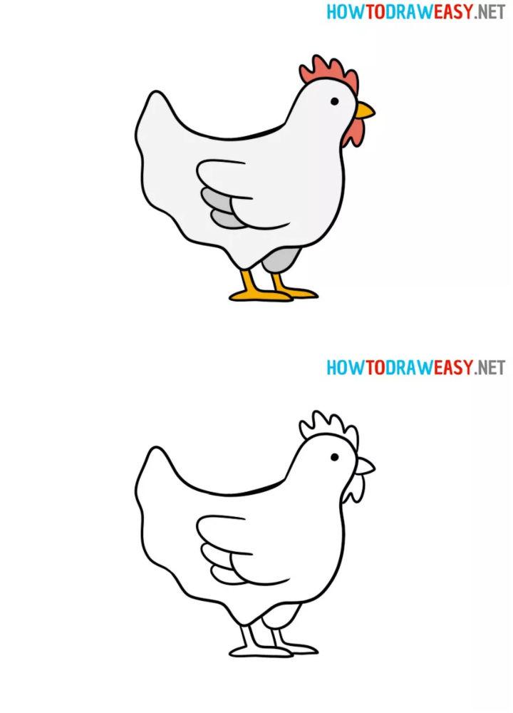 How to Draw a Hen