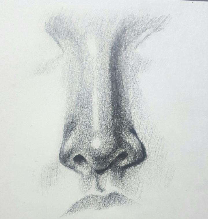 How to Draw a Nose with Sketching