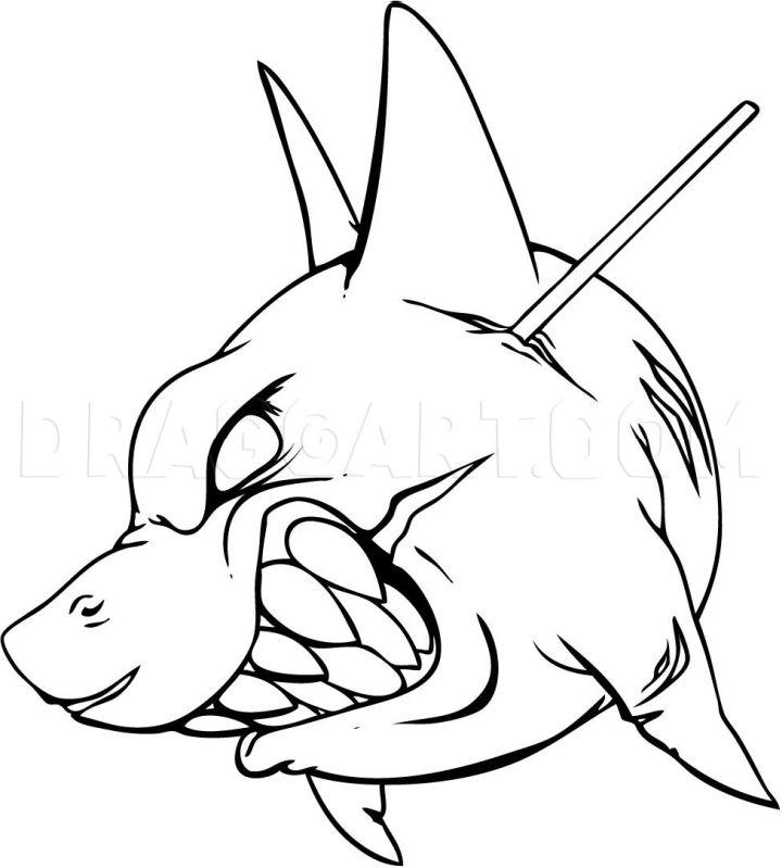 How to Draw a Tattoo Shark