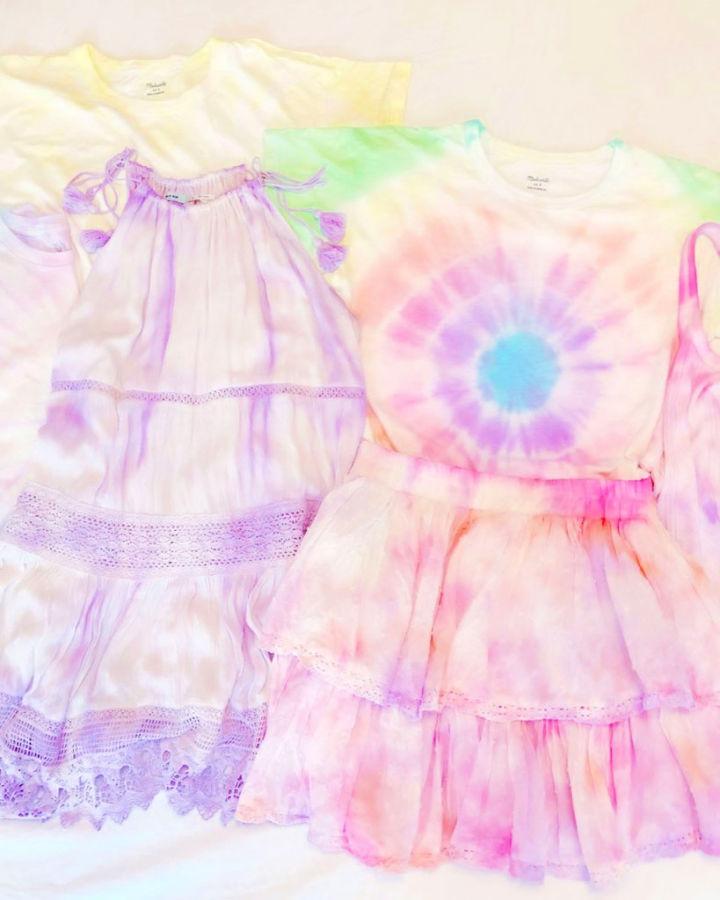 How to Make Pastel Rainbow Tie Dye