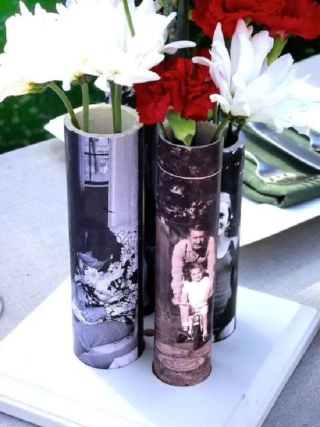How to Make Photo Vases