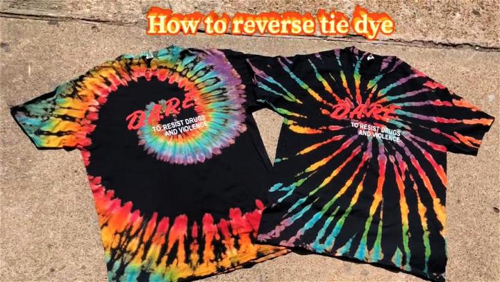 How to Reverse Tie Dye