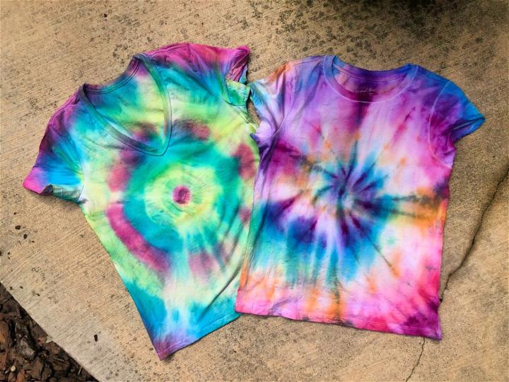How to Rubber Band Spiral Tie Dye