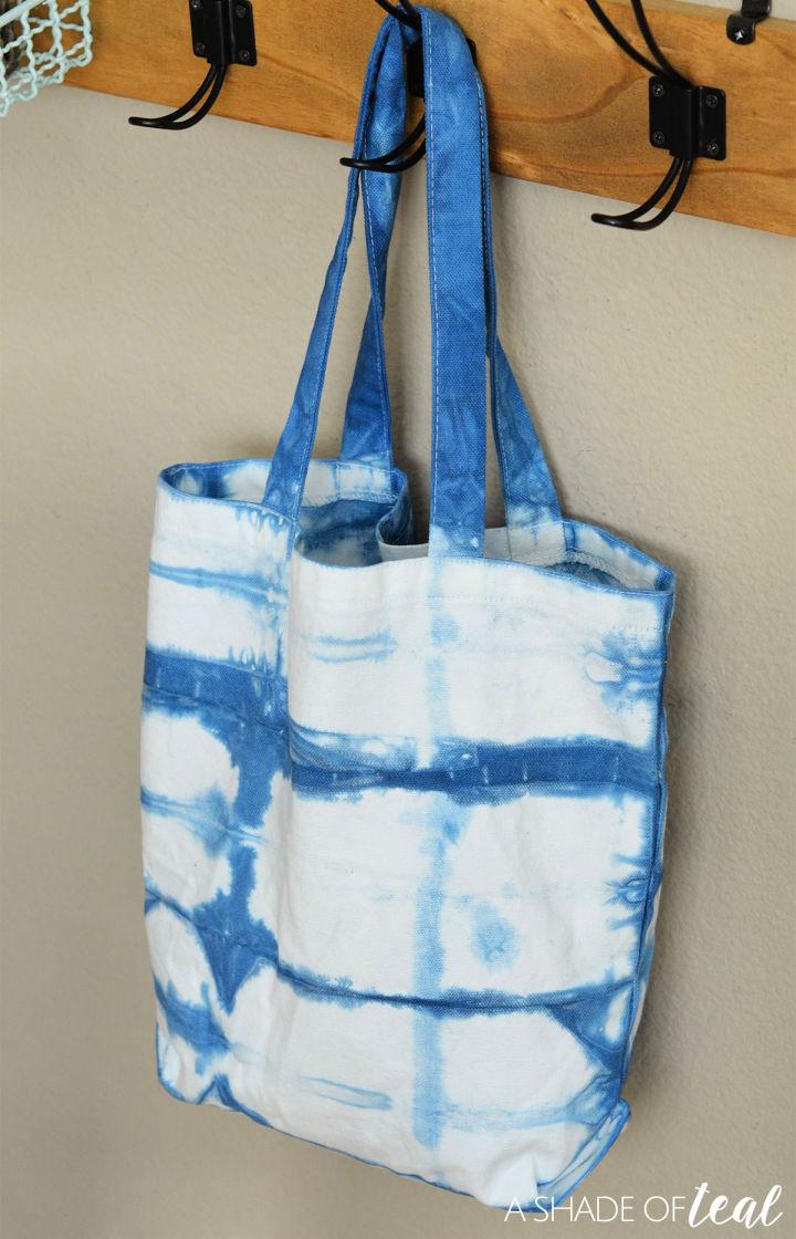 How to Shibori Dye a Bag