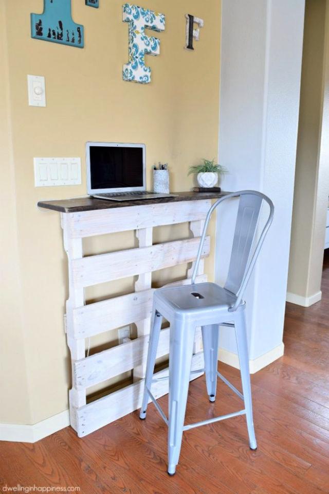 Inexpensive Standing Pallet Desk