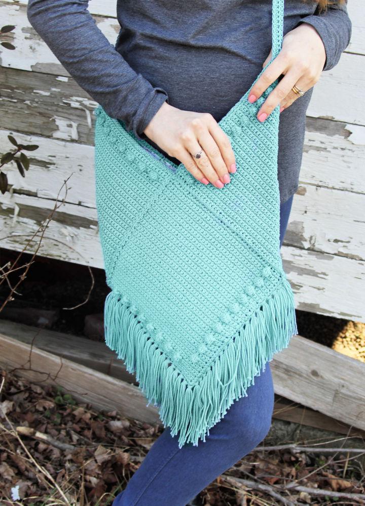 Kagan Boho Crochet Crossbody Bag