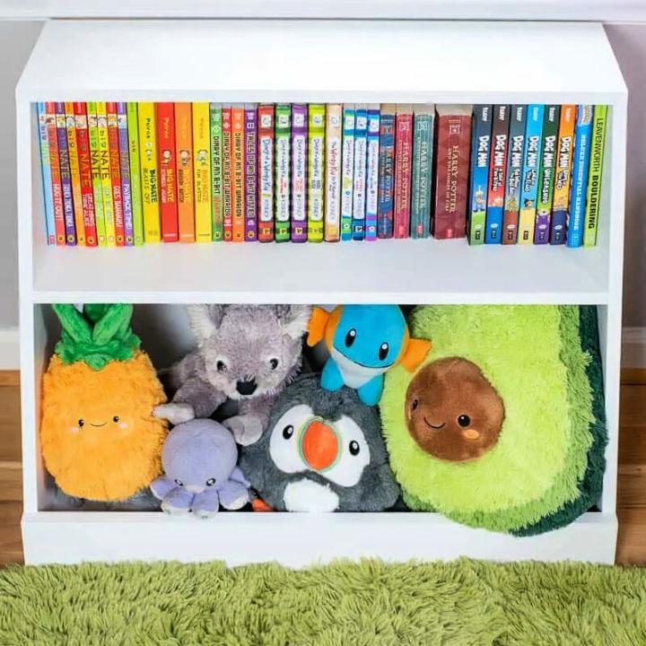 Kids Bookshelf with Toy Storage