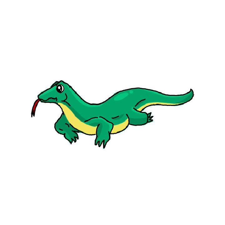 Komodo Dragon Drawing