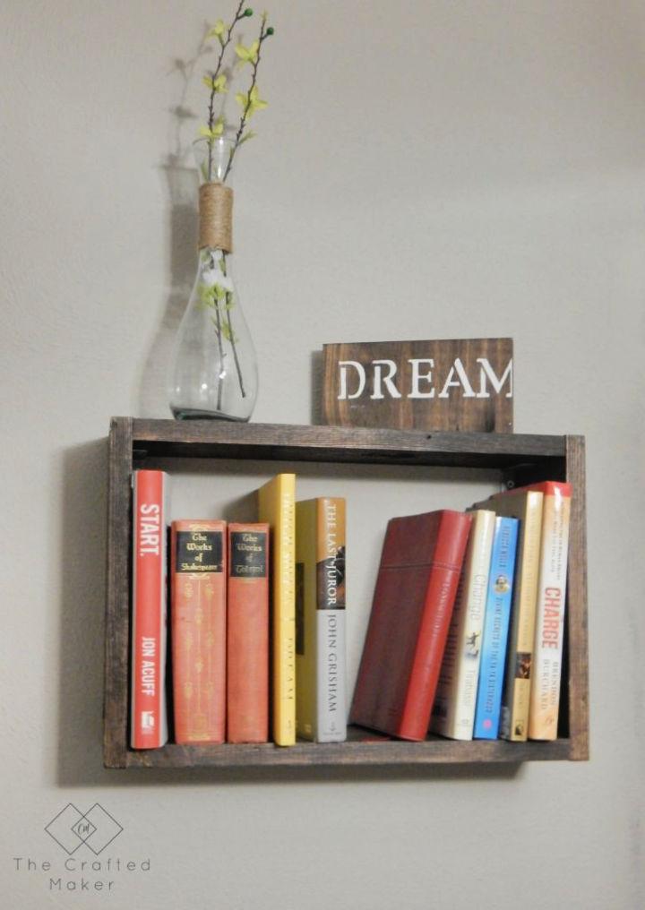 Make Your Own Hanging Book Shelf