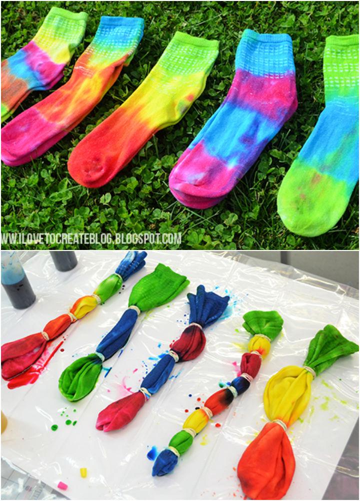 Make Your Own Tie Dye Socks