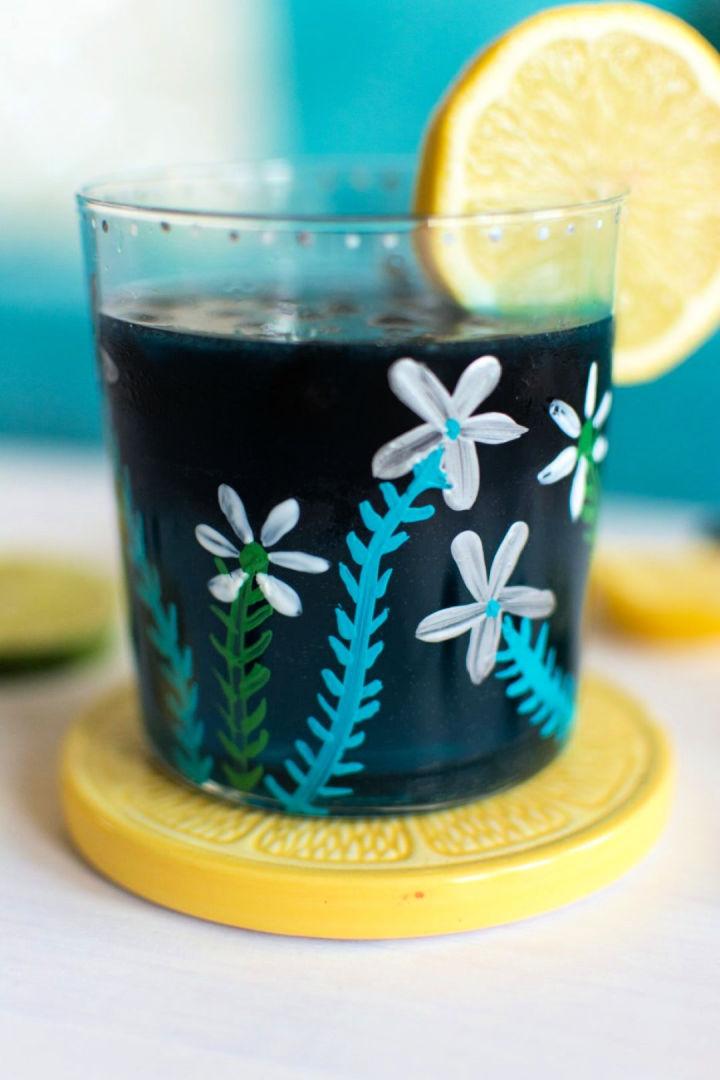 Make a Painted Floral Cup