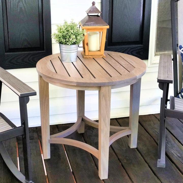 Make an Outdoor Side Table