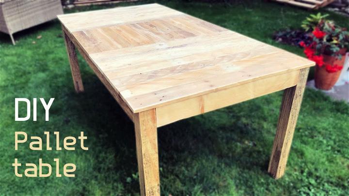 Making A Pallet Table