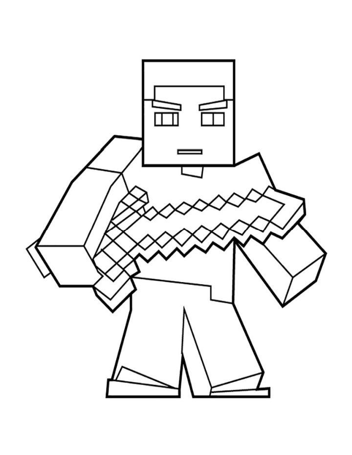 100 Minecraft Coloring Pages. Print or download  WONDER DAY — Coloring  pages for children and adults