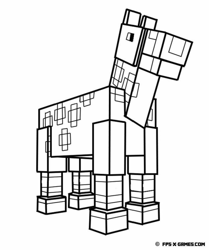 Minecraft Coloring Pages for Adults