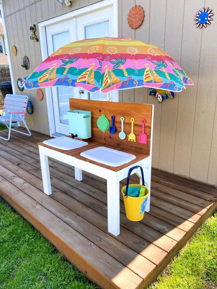 Outdoor Sand and Water Play Table