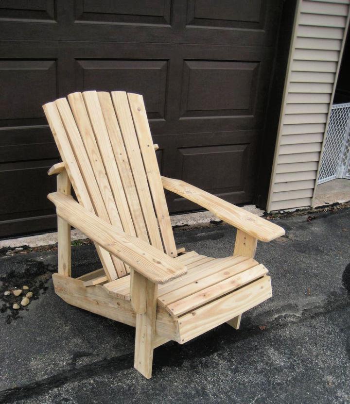 Pallet Adirondack Chair Plan