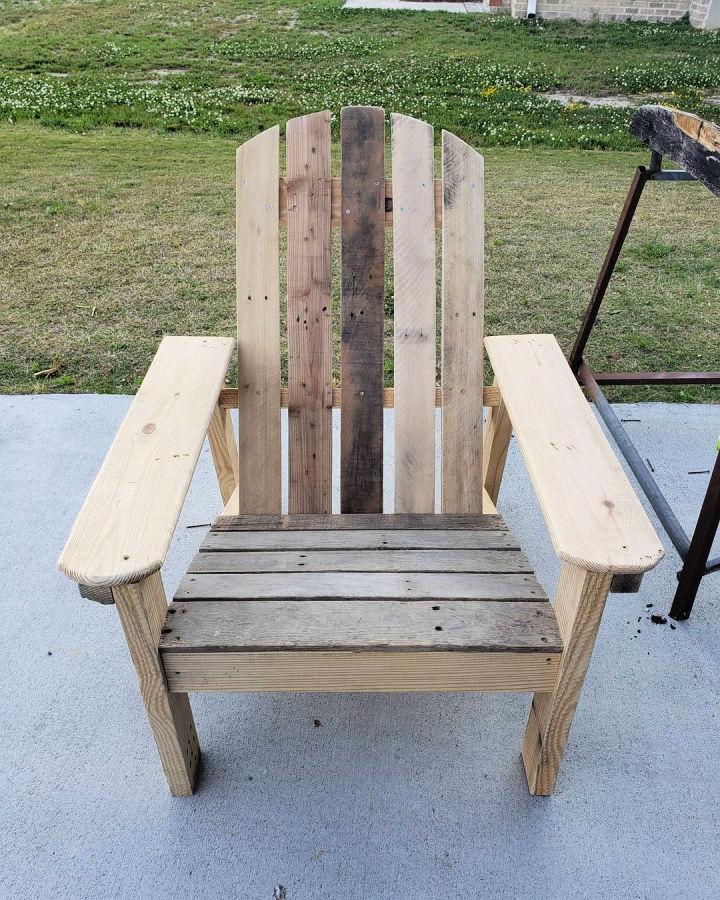 Pallet Adirondack Chair