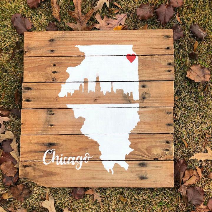 Pallet Art Sign