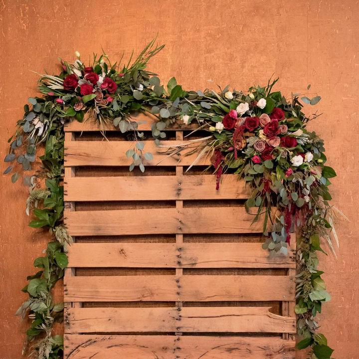 Pallet Ceremony Backdrop