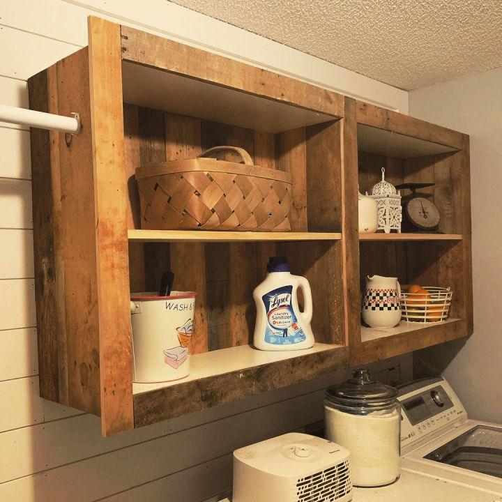 Pallet Corner Cabinet