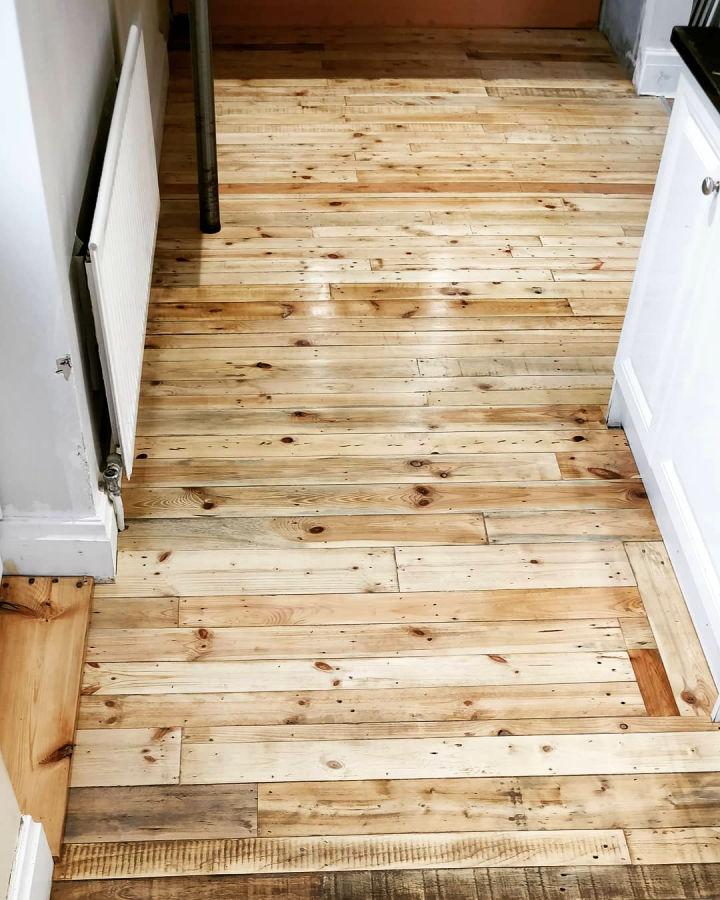 Pallet Flooring For Your Kitchen