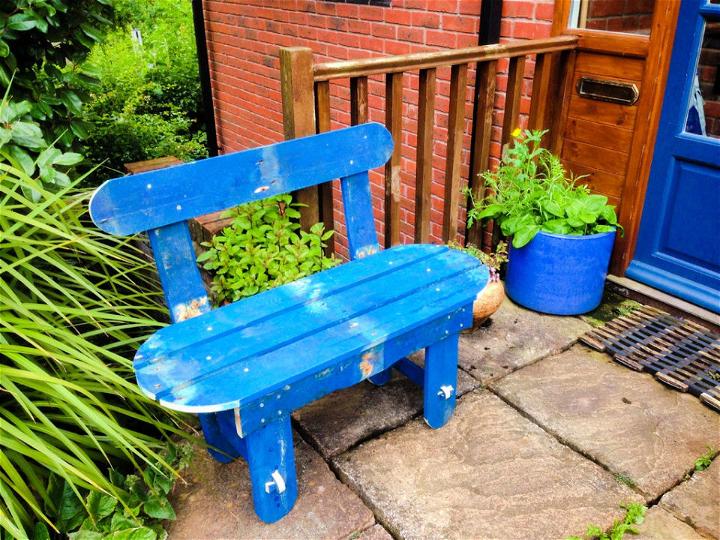 Pallet Garden Bench