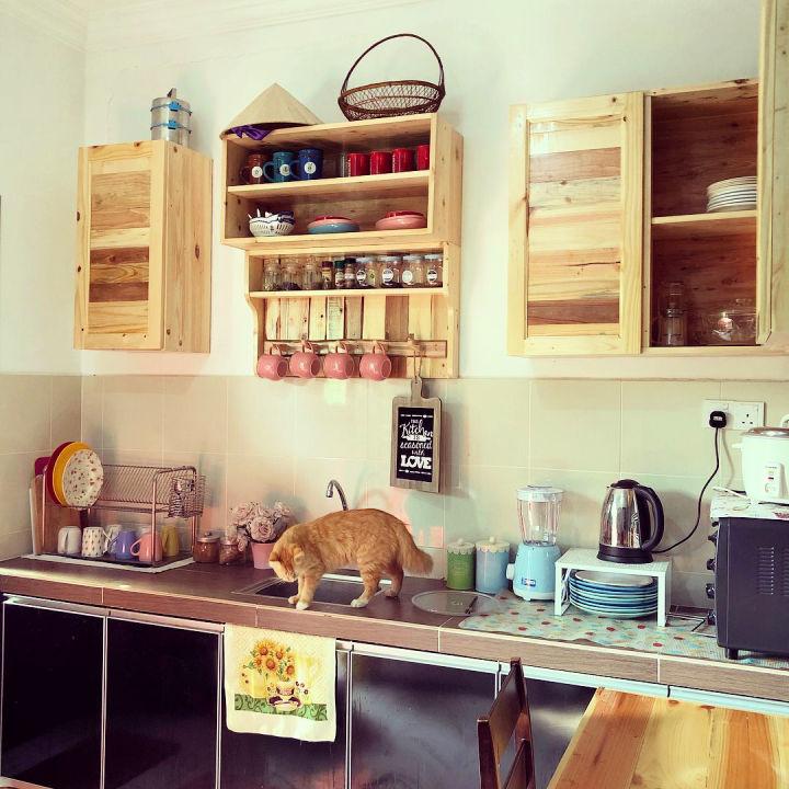 Pallet Kitchen Cabinet