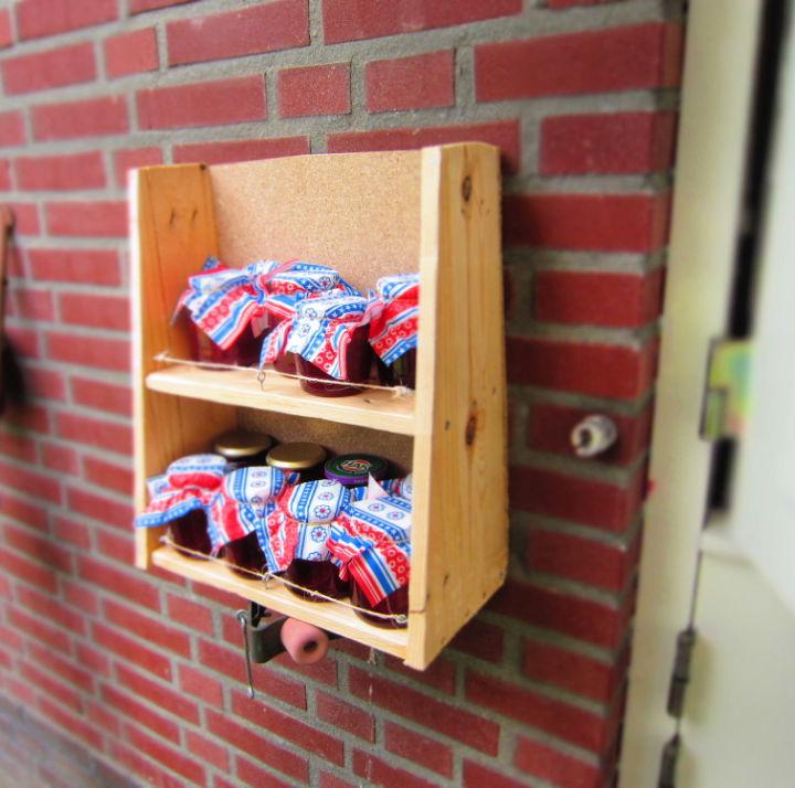 Pallet Wall Cabinet for Storage