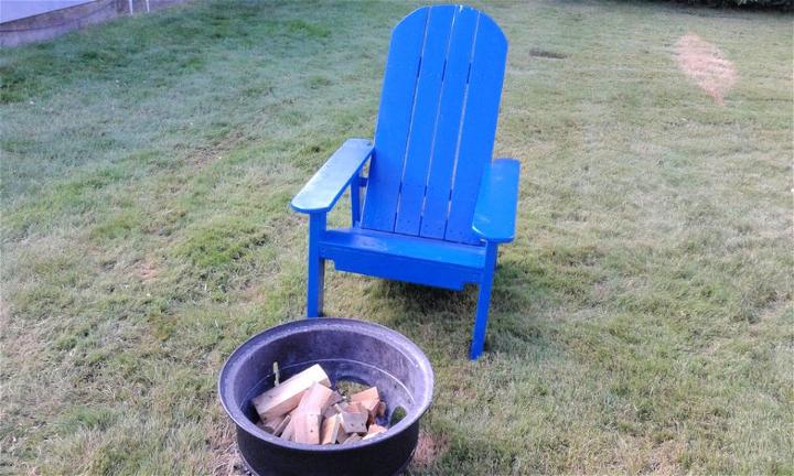 Pallet Wood Adirondack Style Chair