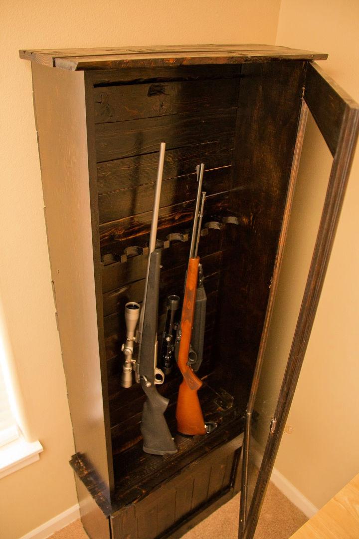 Pallet Wood Gun Cabinet