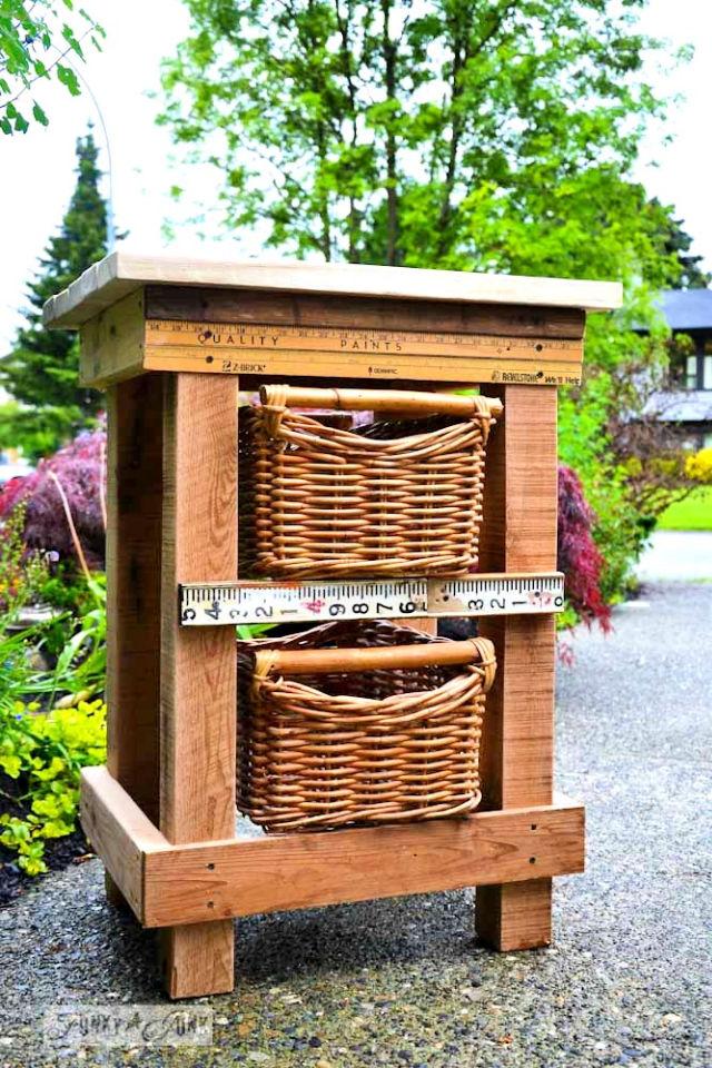 Pallet Wood Night Stand