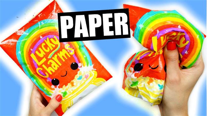 Paper Squishy Lucky Charms
