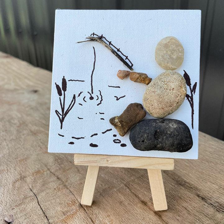 Pebble Art For Fathers Day