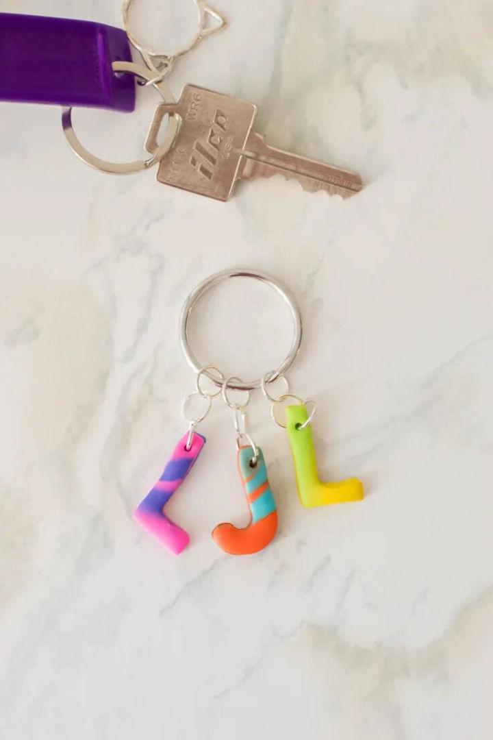 Personalized Keychain Using Polymer Clay