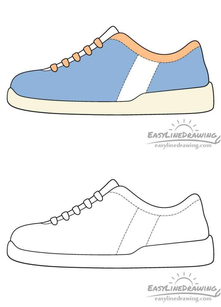 Pictures of Shoes to Draw