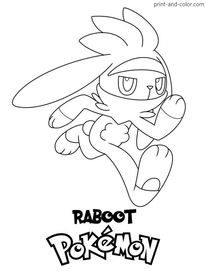 Pokemon Sword And Shield Coloring Pages