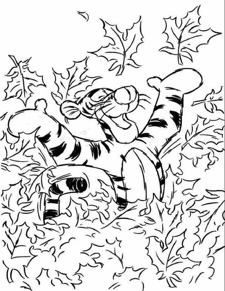 Preschool Fall Coloring Pages to Print