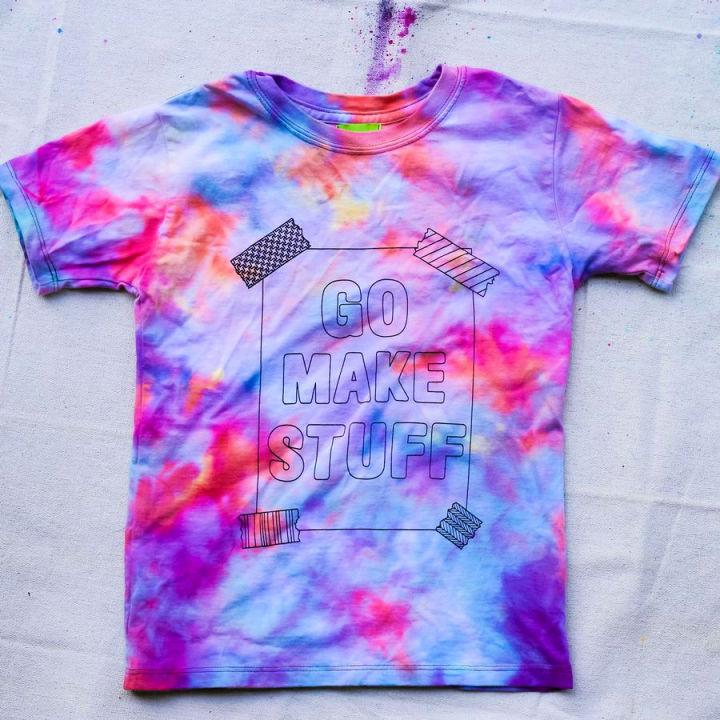 Pride Ice Dye Rainbow Shirt