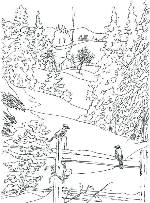 Printables Fall Coloring Pages for Adults