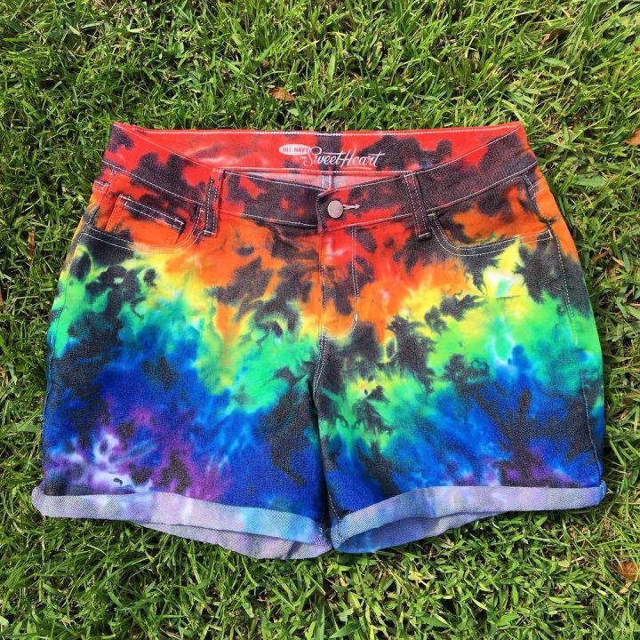 Rainbow Shorts For Ladies