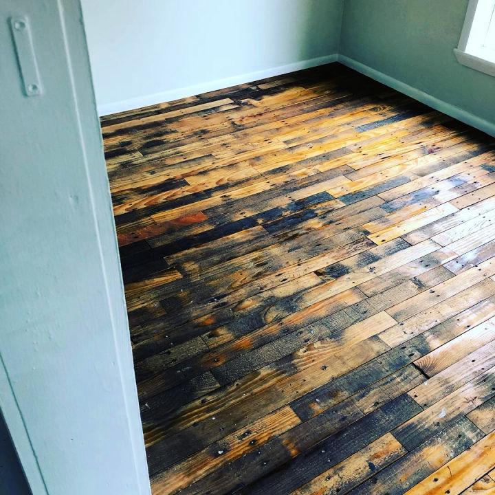 Rustic Pallet Flooring