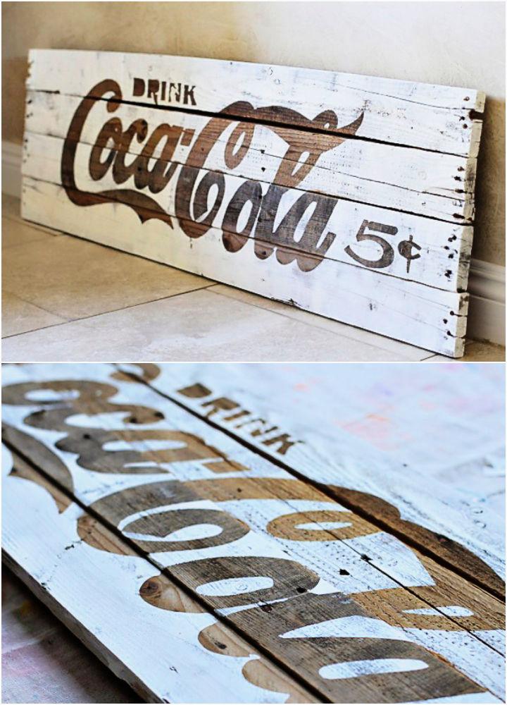 Rustic Sign Made From Pallet
