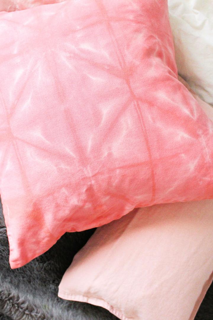 Shibori Tie Dye Throw Pillow