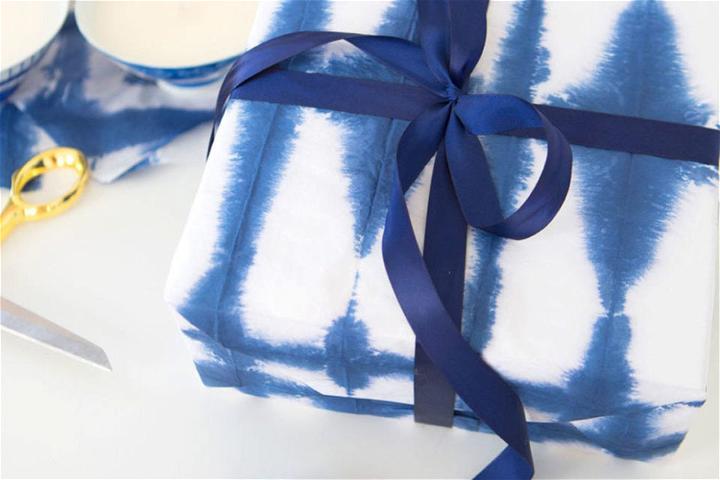 Shibori Tie Dye Wrapping Paper