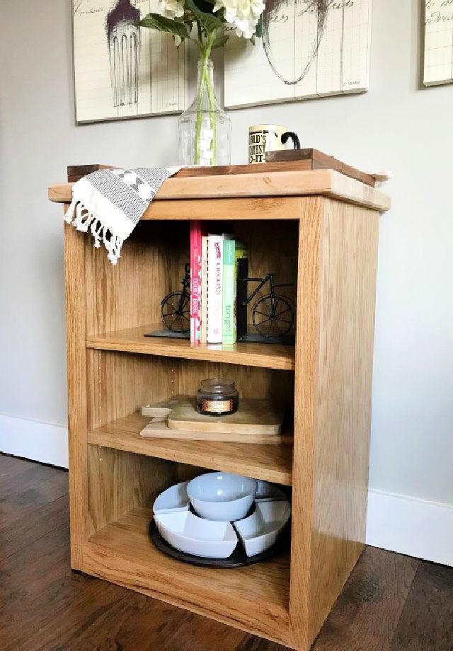 Simple Small Wooden Bookshelf